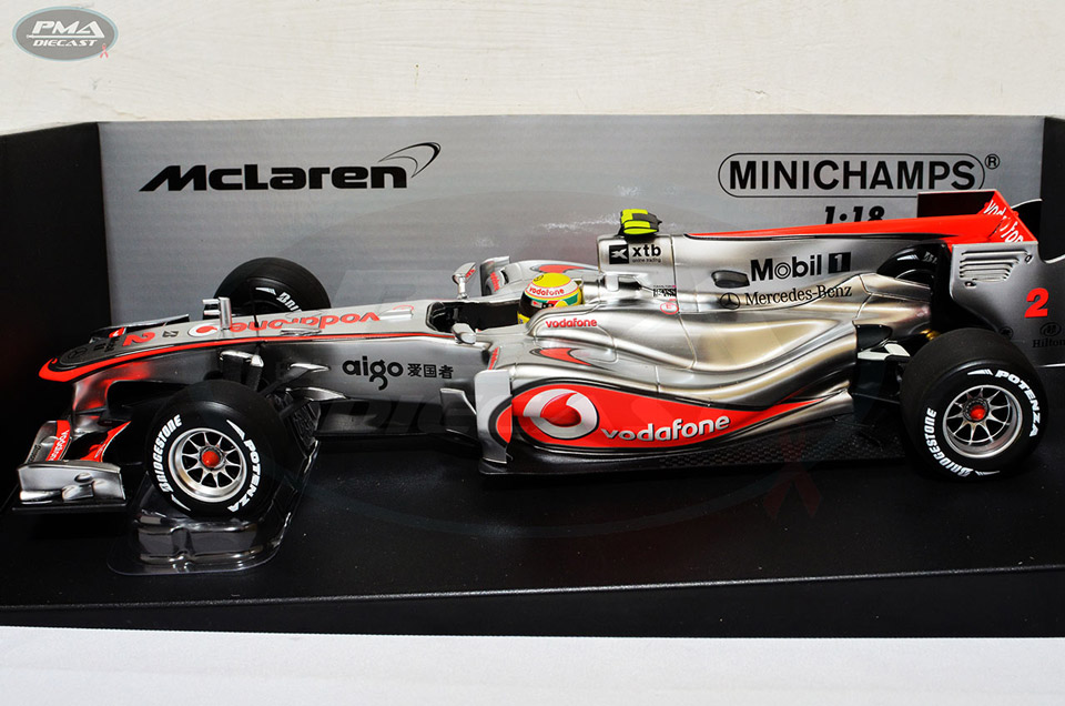 LEWIS HAMILTON 2010 MCLAREN MP4-25 1:18
